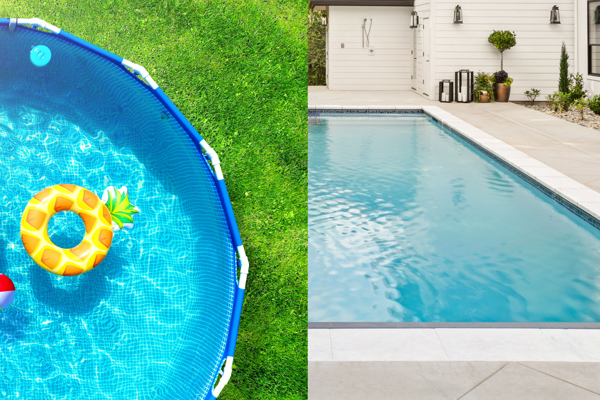 above ground v inground pool